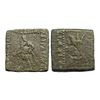 Image 1 : Ancient, Indo Greeks, Strato I (c. 105-85 BC), Copper Unit, 6.56 gms, 26.36 mm