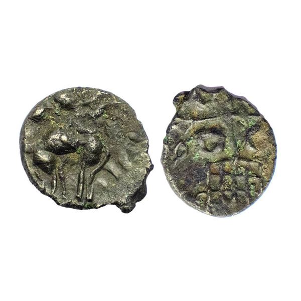Ancient, Satavahanas, Siri Satakarni, Nashik Region, Potin Unit, 1.83 gms
