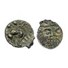 Image 1 : Ancient, Satavahanas, Siri Satakarni, Nashik Region, Potin Unit, 1.83 gms