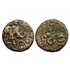 Image 1 : Ancient, Satavahanas, Siri Satakani (100-50 BC), Elephant type, Vidarbha Region, Copper Unit, 4.74 g