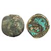 Image 1 : Pallavas of Kanchipuram, Potin Unit, 3.37Grms