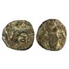 Image 1 : Ancient India, Chandragupta II, Lead Unit, Rajadanda Type, 1.65g