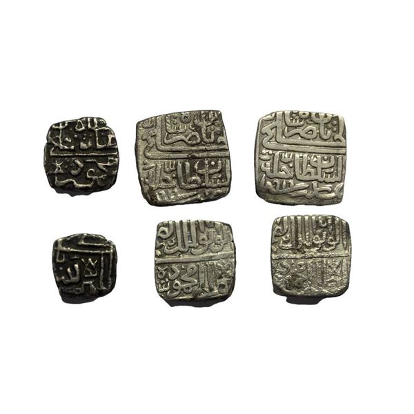 Malwa Sultanate, Nasir Shah (AH 906-916, 1500-1510 AD), Silver Fractional Tanka, Ghiyath Shah (AH 87