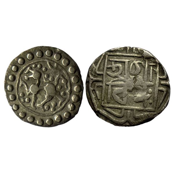 IK, Tripura, Govinda Manikya, Silver 1/8 Tanka, 1.20g