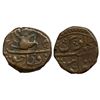 Image 1 : PS, Panna, Copper Paisa, Kukureti in the name of shah alam II