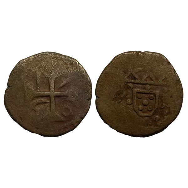 Indo-Portuguese, Goa Issue, Jose (c. 1750-1777 AD), Copper Atia, 8.68Grms