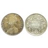 Image 1 : British India. Victoria Queen, Silver Rupee, 1862, 0/4 Dots