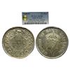 Image 1 : British India, George VI King, Half Silver Â¼  Rupee