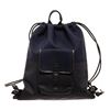 Image 1 : Christain Dior Blue Fabric Backpack