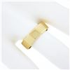 Image 3 : 14k Yellow Gold 5.8mm Wide Polished Faceted Eternity Stack Wedding Band Ring