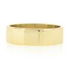 Image 4 : 14k Yellow Gold 5.8mm Wide Polished Faceted Eternity Stack Wedding Band Ring
