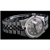 Image 3 : Rolex Mens Stainless Steel Gray Diamond And Ruby Datejust Wristwatch 36MM