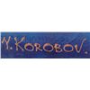 Image 2 : KOROBOV FLOWERS IN BLUE VASE ACRYLIC