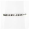 Image 2 : 14k White Gold .60 ctw Channel Set Round Diamond Eternity Stack Wedding Band Rin
