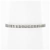 Image 3 : 14k White Gold .60 ctw Channel Set Round Diamond Eternity Stack Wedding Band Rin