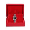 Image 9 : Rolex Ladies Stainless Steel Quickset Black Index Dial Engine Turn Bezel With Ro