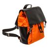 Image 2 : Gucci Black and Orange Leather Nylon Backpack