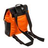 Image 3 : Gucci Black and Orange Leather Nylon Backpack