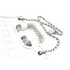 Image 2 : Chanel Silver Vinyl PVC Chocolate Bar Ice Cube Chain Shoulder Bag