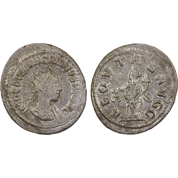 ROMAN EMPIRE: Macrianus, usurper, 260-261 AD, AR antoninianus (4.22g), Samosata, XF-AU