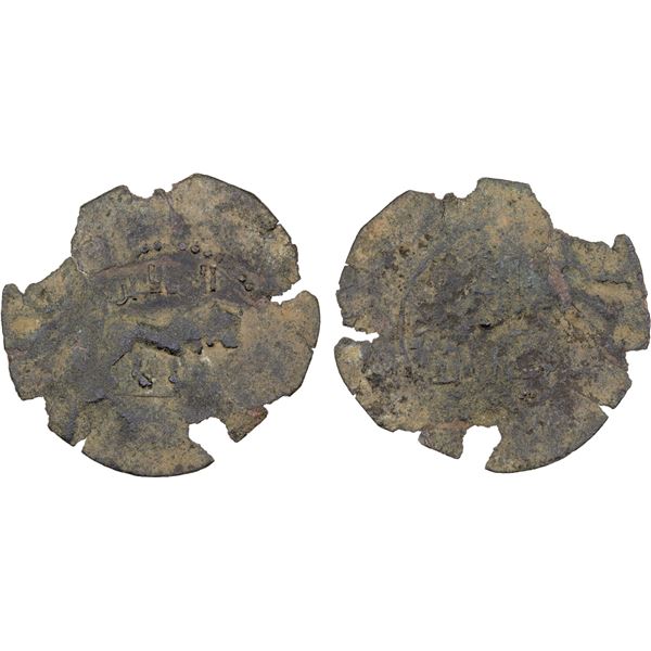 SELJUQ OF SYRIA: Anonymous, ca. 1090-1120, AE fals (2.85g), NM, ND, crude VF