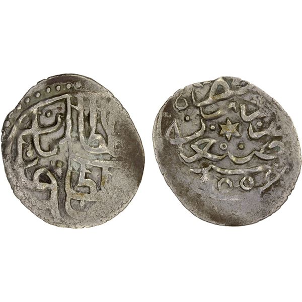 OTTOMANS IN YEMEN: Süleyman I, 1520-1566, AR 'uthmani (0.61g), San'a, AH955, XF