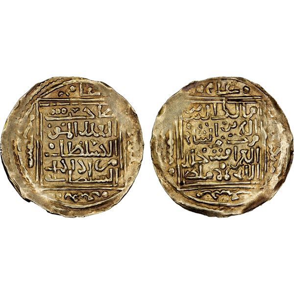 OTTOMAN EMPIRE: Murad III, 1574-1595, AV dinar (4.24g), Tilimsan (Tlemçen, Algeria), AH995, XF