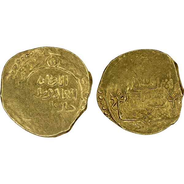 ILKHAN: Sulayman, 1339-1346, AV dinar (2.92g), MM, DM, VF