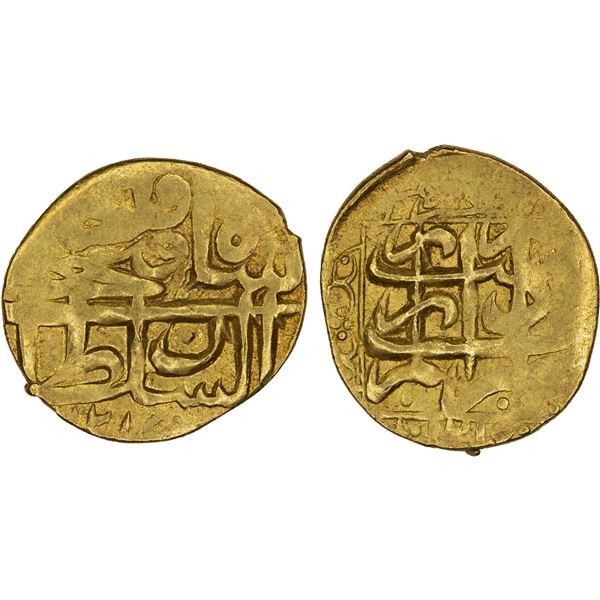 QAJAR: Fath 'Ali Shah, 1797-1834, AV toman (6.06g), Rasht, AH1216//1216, VF
