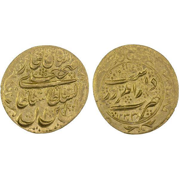 QAJAR: Fath 'Ali Shah, 1797-1834, AV toman (4.58g), Rasht, AH1233, Unc