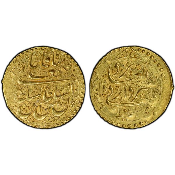 QAJAR: Fath 'Ali Shah, 1797-1834, AV toman (4.59g), Yazd, AH1233, PCGS MS63