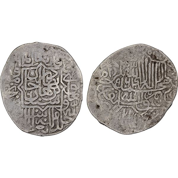 SHAYBANID: Burhan Sayyid, 1551-1557, AR tanka (3.86g), Bukhara, AH964, VF