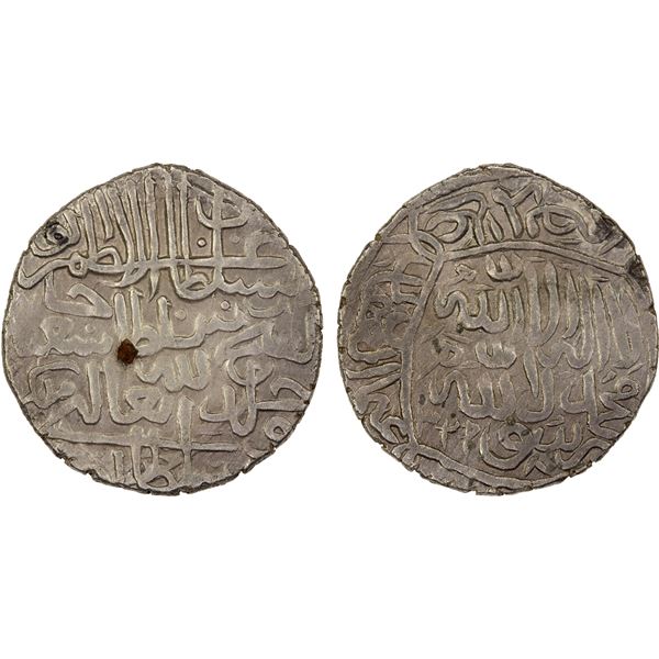 KHANS OF YARKAND: Sa'id Khan, 1513-1533, AR tanka (4.70g), NM, AH923 (backwards), lovely VF-XF
