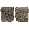 Image 1 : NORTHERN INDIA: Anepigraphic, ca. 3rd/2nd century BC, cast AE square unit (3.78g), Unc