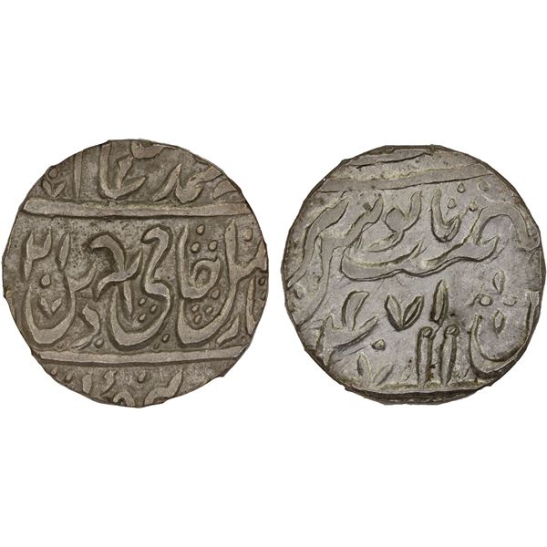 BURIYA: Rani Sukhun, ca. 1806-1808, AR rupee, NM, AH(12)21 year 47, NGC MS63
