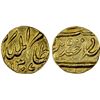 Image 1 : HYDERABAD: Mir Mahbub Ali Khan, 1869-1911, AV 1/8 mohur (1.34g), Farkhanda Bunyad, AH1307, VF-XF