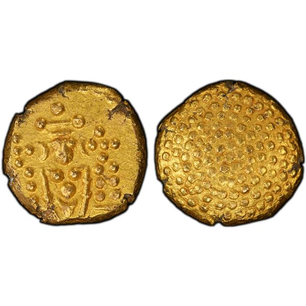 DUTCH INDIA: Anonymous, AV pagoda (3.38g), Negapatnam, ND (1747-81), PCGS UNC details