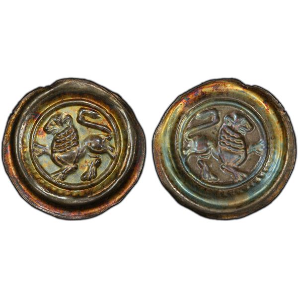 BRUNSWICK-LÜNEBURG: Henry the Lion, 1142-1195, AR denier, ND, PCGS MS63