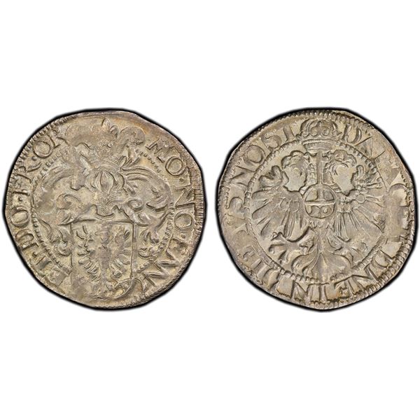 EAST FRIESLAND: Enno III, 1599-1625, AR 5 stüber, Emden, ND (1599-1625), PCGS MS62