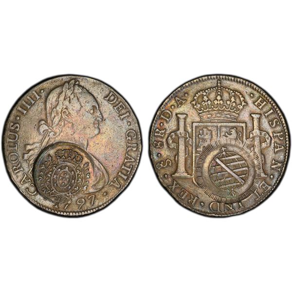 BRAZIL: MINAS GERAIS: Joao, as Prince Regent, 1799-1818, AR 960 reis, ND (1808), PCGS VF35