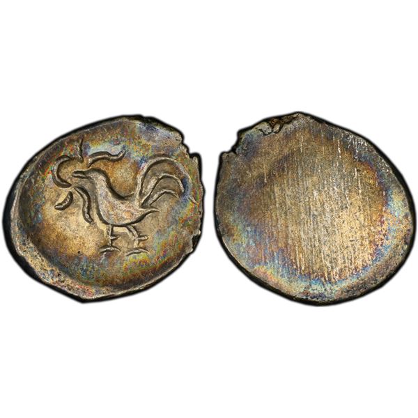 CAMBODIA: AR 3 pe (1.35g), ND (1550), PCGS MS62