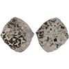 Image 1 : SAURASHTRA: Punchmarked, 2nd/1st century BC, AR 1/4 karshapana (0.81g), XF