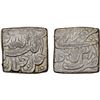 Image 1 : MUGHAL: Akbar I, 1556-1605, AR square rupee (11.37g), Lahore, IE38, month of Mihr, pleasant VF