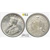 Image 1 : BRITISH INDIA: George V, 1910-1936, AR 1/2 rupee, 1919(b), PCGS MS64