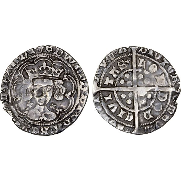 ENGLAND: Edward IV, 1461-1483, AR groat (2.50g), ND (1464-70), F-VF
