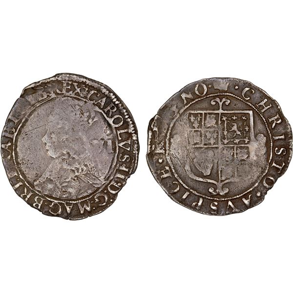 ENGLAND: Charles II, 1660-1685, AR sixpence (2.73g), ND (1660-62), F-VF