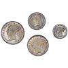 Image 1 : GREAT BRITAIN: Victoria, 1837-1901, AR maundy set, 1871, Unc