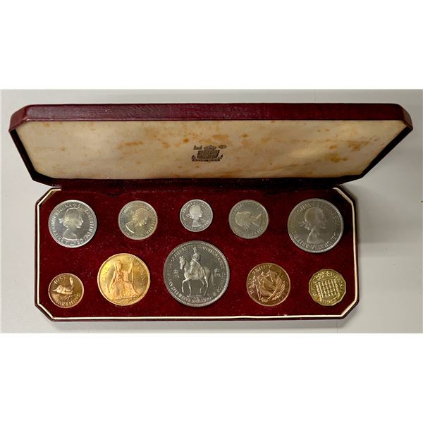 GREAT BRITAIN: Elizabeth II, 1952-2022, proof set, 1953, Proof