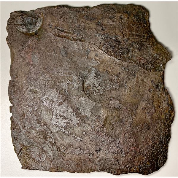 SWEDEN: Frederick I, 1720-1751, AE 4 daler silvermynt, 1734, Very Good