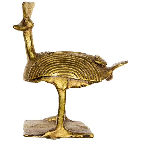 GHANA: brass figurine (89.83g), XF